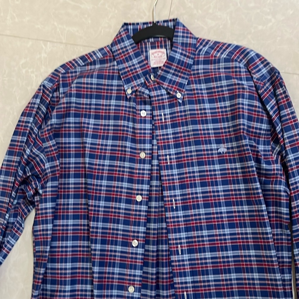 Beautiful plaid brooks brothers shirt